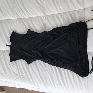 Black bodycon dress